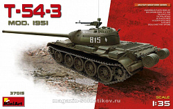 Сборная модель из пластика Советский средний танк T-54-3, образца 1951 г. MiniArt (1/35)