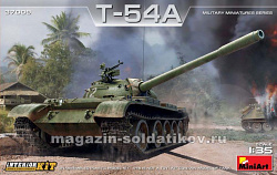 Сборная модель из пластика Советский средний танк T-54А с полным интерьером MiniArt (1/35)