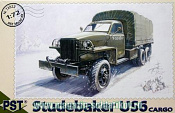 Сборная модель из пластика Грузовик Studebaker US6   Cargo (models U3/U4), 1:72, PST - фото