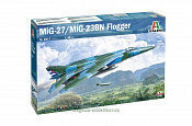 Сборная модель из пластика ИТ Самолет MИГ-23 (1/48) Italeri - фото