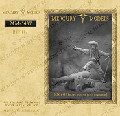 Сборная фигура из смолы Pirate gunner (gun included), 54 mm. Mercury Models - фото