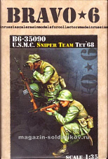 Сборная фигура из смолы USMC Sniper Team (1/35), Bravo 6 - фото