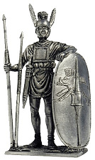 Миниатюра из металла 160. Римский легионер III век до н.э. EK Castings - фото