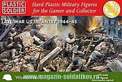 Сборные фигуры из пластика American Infantry 1944-45, 1/72 Plastic solders - фото