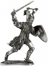 Миниатюра из металла 016. Фламандский рыцарь Роберт де Маминес. Около 1430 г. EK Castings - фото