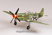 Масштабная модель в сборе и окраске Самолёт P-51D «Мустанг» 362FS, 357FG, Дж. Робертсон, 1944 г. 1:72 Easy Model - фото
