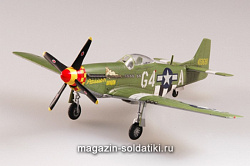 Масштабная модель в сборе и окраске Самолёт P-51D «Мустанг» 362FS, 357FG, Дж. Робертсон, 1944 г. 1:72 Easy Model