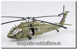 Масштабная модель в сборе и окраске Вертолёт UH-60A, 1:72 Easy Model