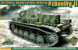 Сборная модель из пластика PzBeoWg II Немецкий командирский танк АСЕ (1/72)