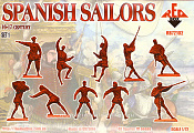 Солдатики из пластика Испанские моряки, XVI-XVII вв.. (1:72) Red Box - фото