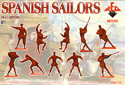 Солдатики из пластика Испанские моряки, XVI-XVII вв.. (1:72) Red Box