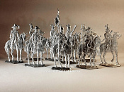 Миниатюра из металла Драгуны. Тридцатилетняя война, 30 мм, Berliner Zinnfiguren - фото