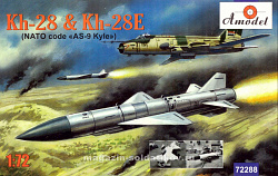 Сборная модель из пластика Ракеты Х-28 и Х-28Е Amodel (1/72)