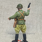 Миниатюра из металла Советский офицер.Сахалин. 1945 г., 54 мм (575-041) (575-041)