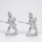 Сборные фигуры из металла Павловские фузелеры в атаке 1812 г. (набор из 4 шт), 28 мм STP-miniatures