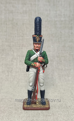 Русский гвардеец 1805, 54 мм в росписи (314-049) (314-049)