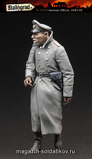 Сборная миниатюра из смолы Немецкий офицер, 1/35, Stalingrad - фото