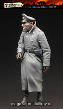 Сборная миниатюра из смолы Немецкий офицер, 1/35, Stalingrad - фото