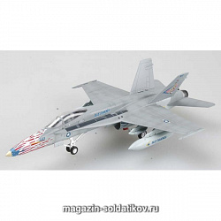 Масштабная модель в сборе и окраске Самолёт F/A-18C VFA-146, 1:72 Easy Model