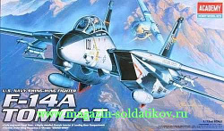 Сборная модель из пластика Самолет F-14А Tomcat 1:72 Академия