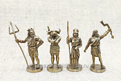 Фигурки из бронзы Мифы и легенды (набор 4 шт) 40 мм, Unica - фото