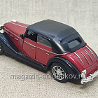 Mercedes-Benz 500K Cabriolet бордовый с черной крышей 1/43 Китай (700-198) (700-198)