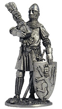 Миниатюра из металла 017. Немецкий рыцарь Гюнтер фон Шварцбург. Около 1345 г. EK Castings - фото