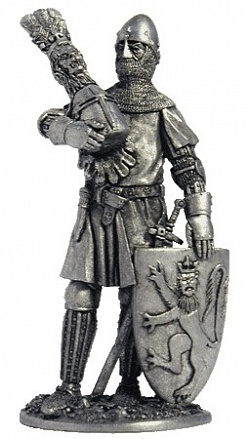 Миниатюра из металла 017. Немецкий рыцарь Гюнтер фон Шварцбург. Около 1345 г. EK Castings