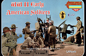 Солдатики из пластика Американские солдаты. ВМВ (1/72) Strelets - фото