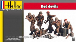 Сборные фигуры из пластика Солдаты Red Devils 1:35 Heller