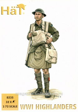 Солдатики из пластика WWI Highlanders (1:72), Hat