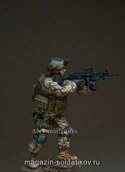 Сборная миниатюра из смолы US NAVY SEAL gunner. (1/35) Ant-miniatures