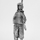 Миниатюра из олова 417 РТ Офицер эскадрона литовских татар императорской гвардии 1812, 54 мм, Ратник