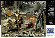 Сборные фигуры из пластика MB 35175 «Охотник на Зомби - Дорога к свободе», серия Zombieland (1/35 )Master Box - фото