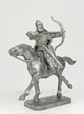 Фигурки из металла Русский конный лучник, 40 мм, Солдатики Публия - фото