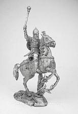 Миниатюра из металла Конный русский воин, XIV в, 54 мм Новый век - фото