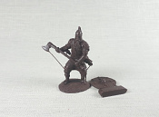 Солдатики из пластика Викинг Харольд (темно-коричневый), 1:32 Хобби Бункер - фото