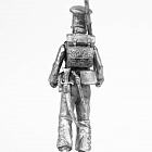 Миниатюра из олова 438 РТ Рядовой сербского добровольческого батальона 1813 г., 54 мм, Ратник