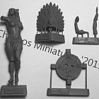 Сборная миниатюра из смолы Миры Фэнтези: Жрица, 54 мм, Chronos miniatures