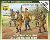 Солдатики из пластика Советская кадровая пехота (1/72) Звезда - фото
