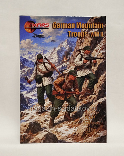 Солдатики из пластика Германские егеря, WWI, (1/72) Mars (72144) (72144)