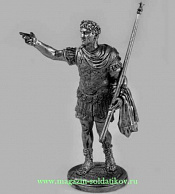 Миниатюра из олова Римский император (Август) 1 в. н.э., 54 мм, Россия - фото