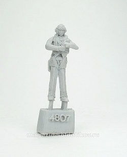 Сборная фигура из смолы Британский пилот №2, 1:48, ArmyZone Miniatures