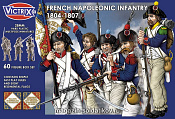 Сборные фигуры из пластика Французская пехота 1804-1807 BOX Victrix - фото