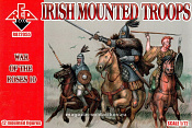 Солдатики из пластика Война Роз. Набор 10. Ирландские конные войска (1/72) Red Box - фото