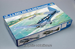 Сборная модель из пластика Самолет SBD - 5/А - 24В «Даунтлес» 1:32 Трумпетер
