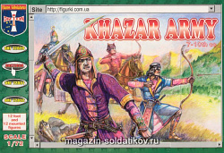 Солдатики из пластика Хазарская армия 7-10 век (1/72) Orion