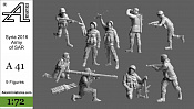 Сборные фигуры из смолы Сирийская армия, 1:72, Alex miniatures - фото