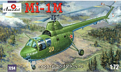 Сборная модель из пластика Mи-1M Советский вертолет Amodel (1/72) - фото