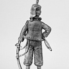 Миниатюра из олова 417 РТ Офицер эскадрона литовских татар императорской гвардии 1812, 54 мм, Ратник